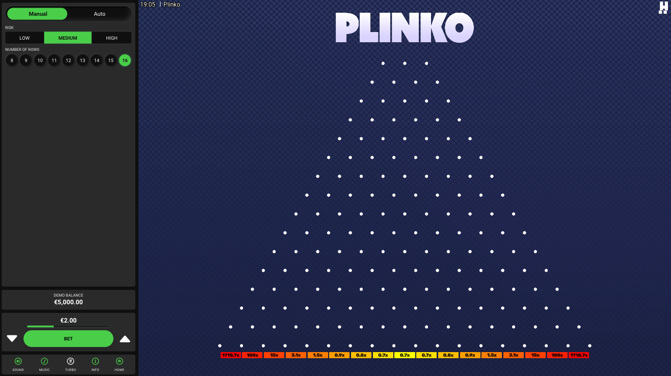 Plinko (Hacksaw Gaming) Image 1
